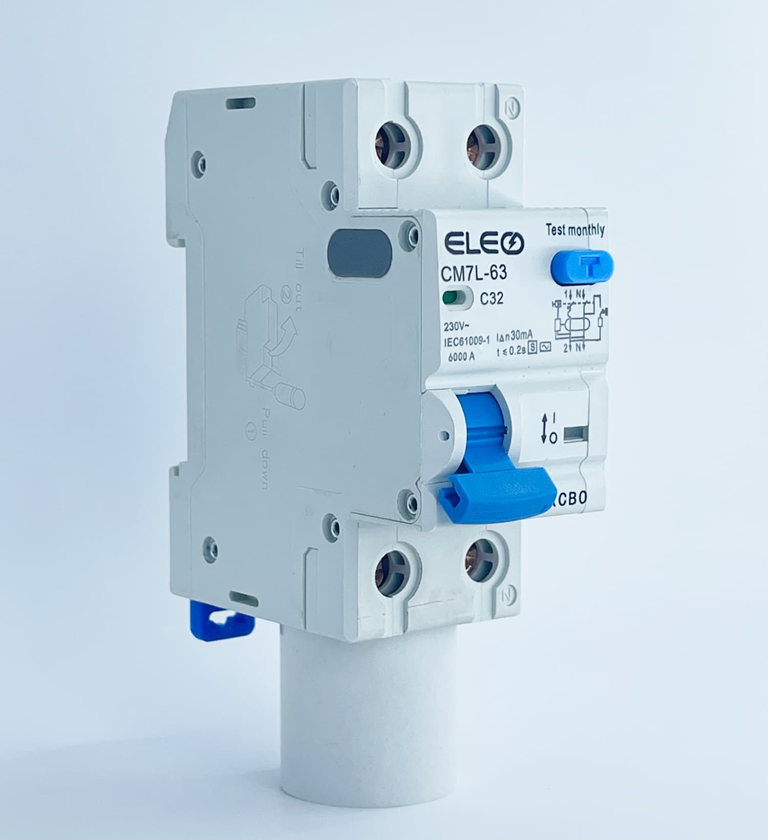 Aptomat RCBO 2P 32A 30ma 6KA